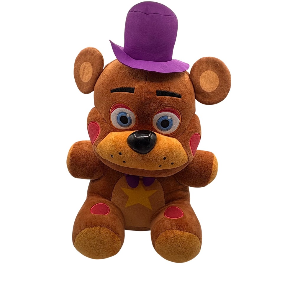 Funko Rockstar Freddy Plush Unisex Jumbo Brown Excellent FNAF Collectible Toy